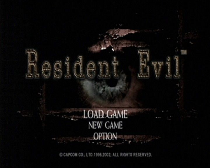 10329937 resident evil gamecube main menu