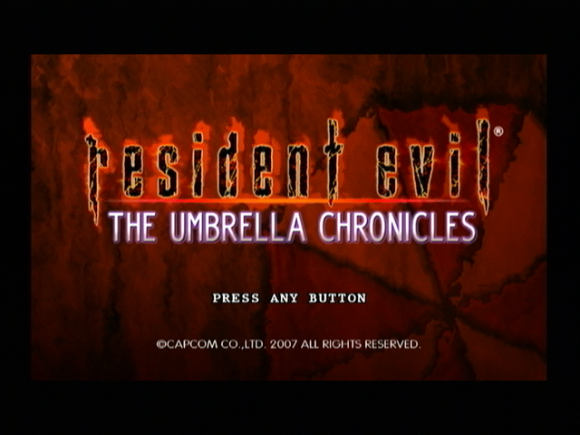 16667852 resident evil the umbrella chronicles wii title screen